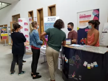 Forum des mobilités à la Clinique Belharra